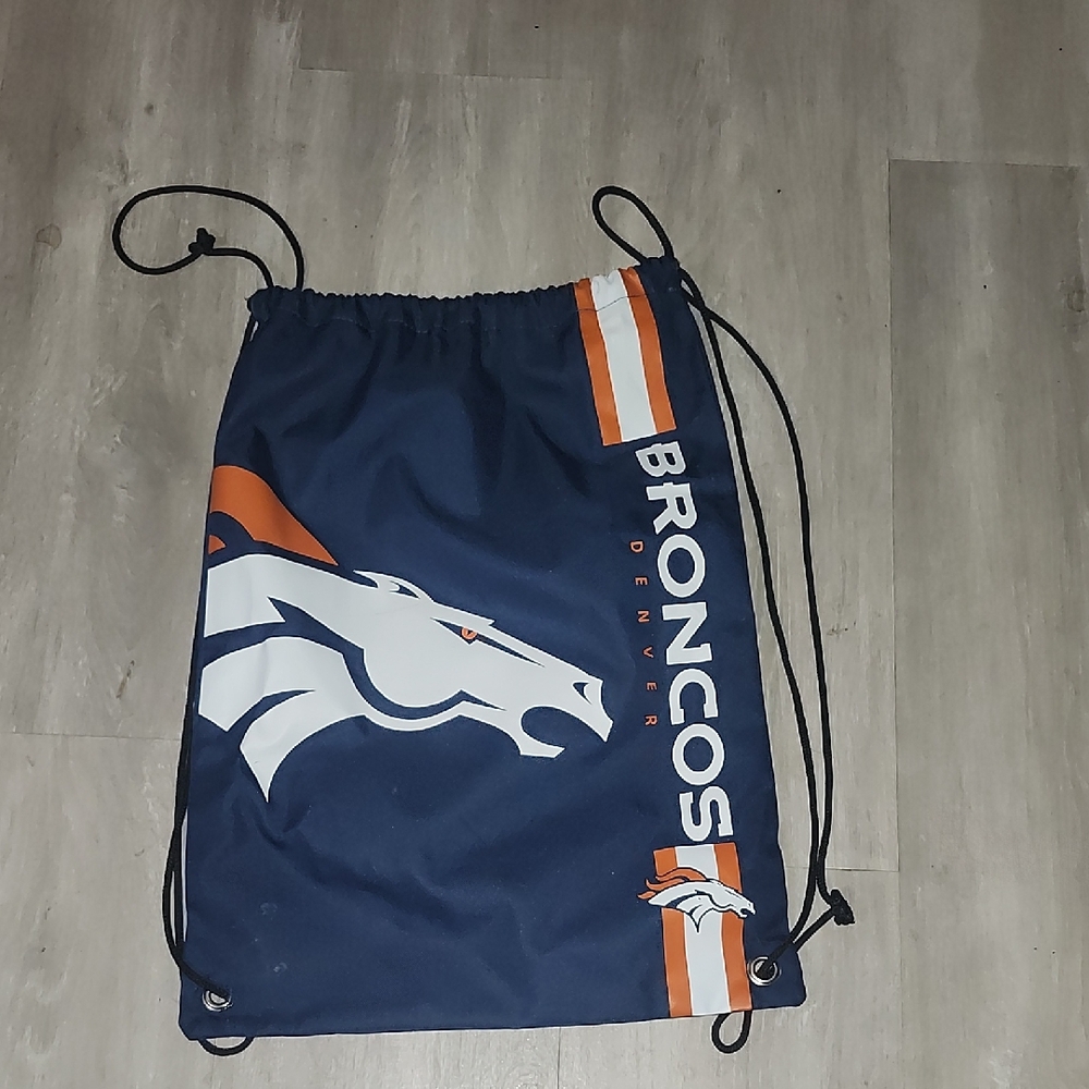 Denver Broncos Drawstring Bag